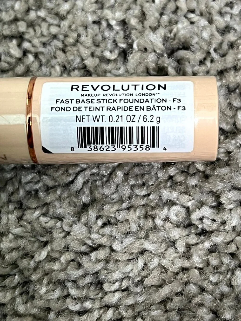 Makeup Revolution Fast Base Stick Foundation F3 3 Pack